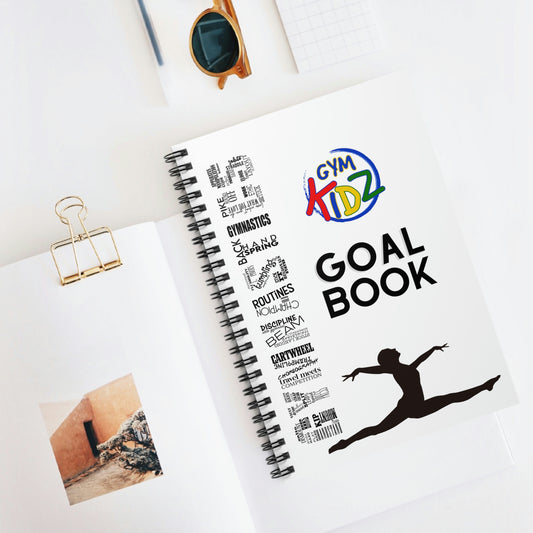 Gym Kidz Goal Book Spiral Notebook - Ruled Line