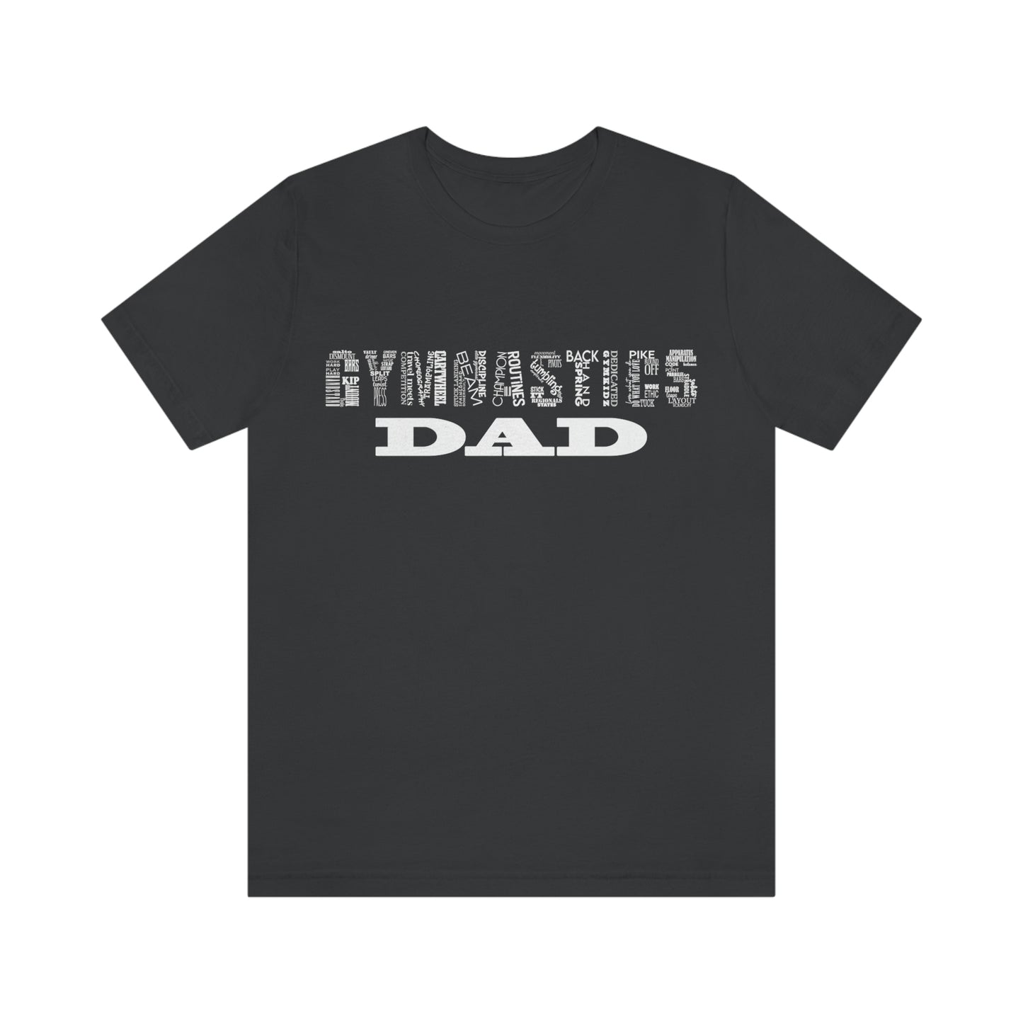 Gymnastics Dad Unisex Jersey Short Sleeve Tee