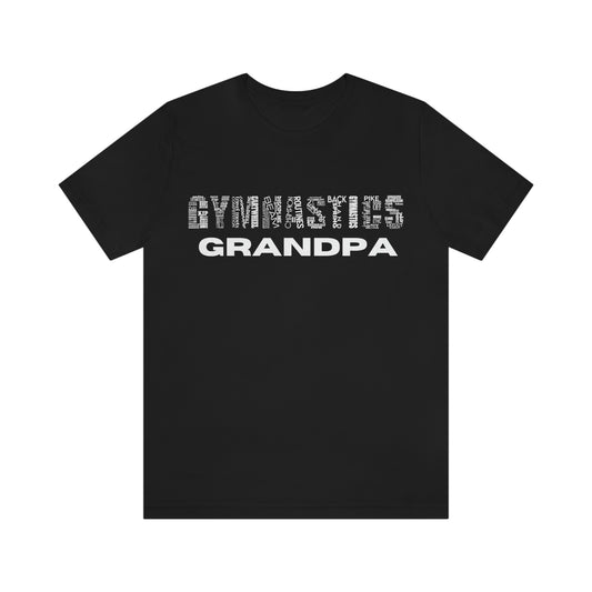 Gymnastics Grandpa Unisex Jersey Short Sleeve Tee