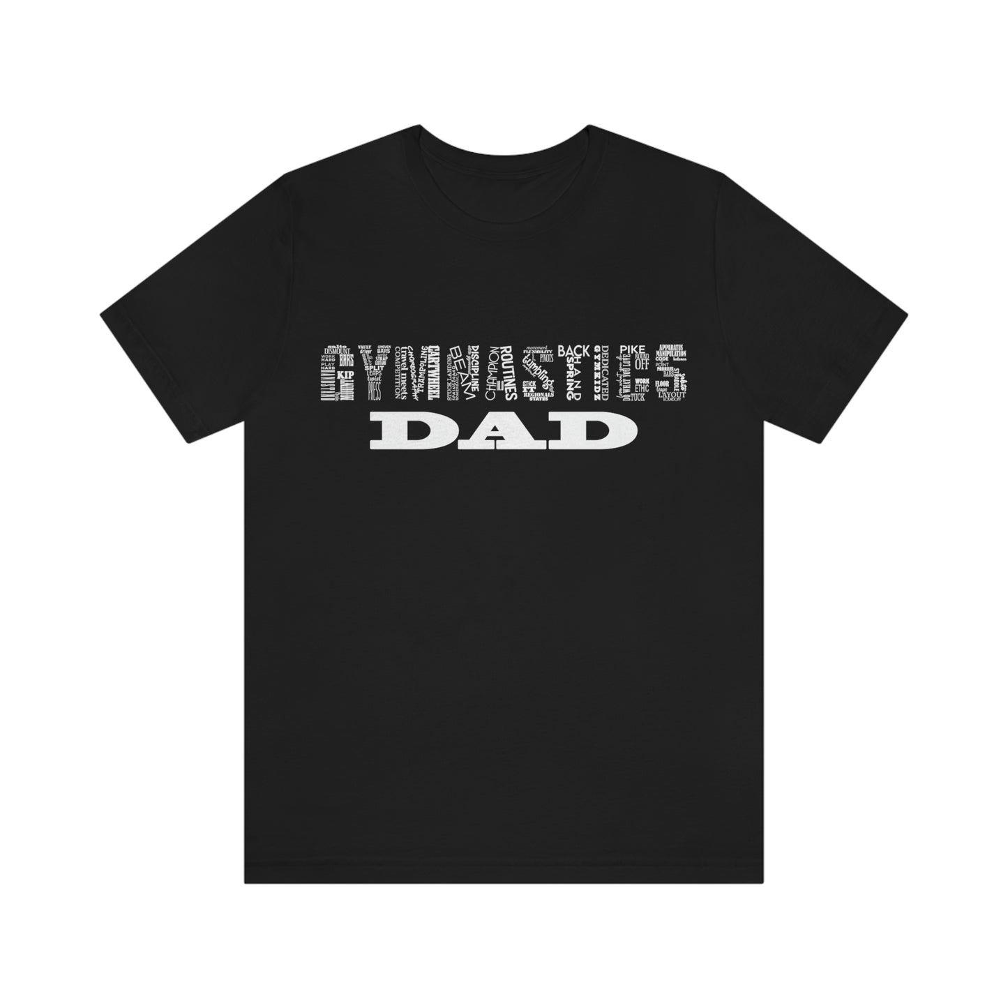 Gymnastics Dad Unisex Jersey Short Sleeve Tee