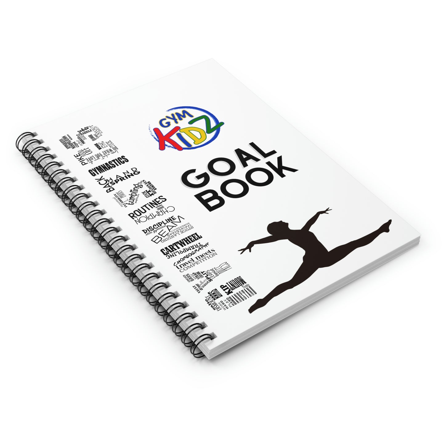 Gym Kidz Goal Book Spiral Notebook - Ruled Line